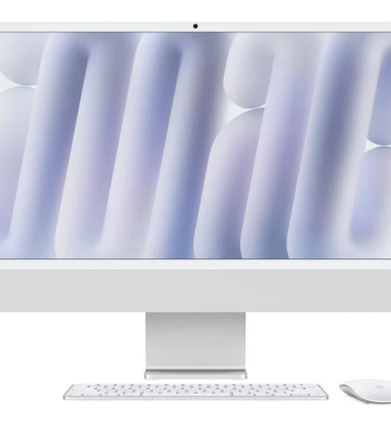 All in One PC Apple iMAC 24 inch Retina 4.5k/ Apple M4 CPU 10-core, GPU 10-core, Neural Engine16-core /32GB/1TB- Silver - INT KB 2024 Cto from MCR24RO/A