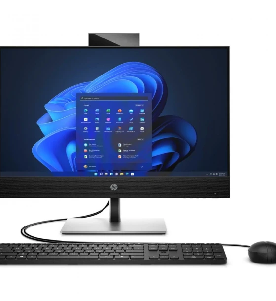 All-in-One HP ProOne 440 G9 23.8 inch Non-Touch IPS cu procesor Intel Core i7-13700T, video integrat Intel UHD 770, RAM 16GB DDR4, SSD 512GB, Adjustable Stand, HP 125 Black Wired Keyboard