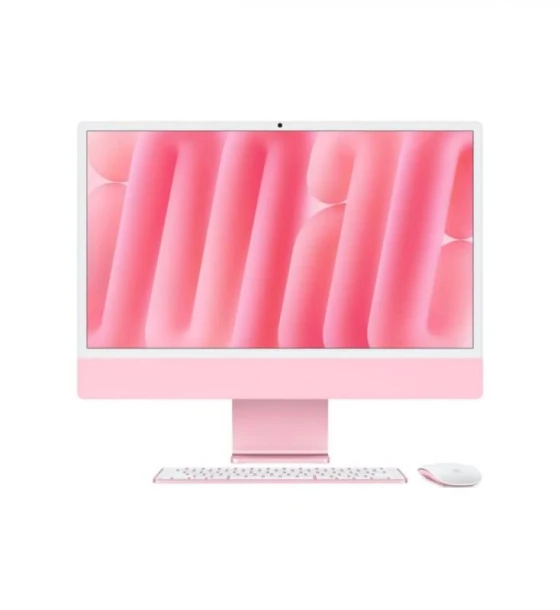 All in One PC Apple iMAC 24 inch Retina 4.5k/ Apple M4 CPU 8-core, GPU 8-core, Neural Engine16-core /24GB/1TB - Pink - INT KB 2024 Cto from MWUG3RO/A