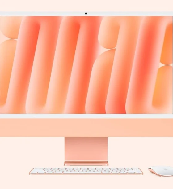 All in One PC Apple iMAC 24 inch Retina 4.5k/ Apple M4 CPU 8-core, GPU 8-core, Neural Engine16-core /16GB/512GB - Orange - INT KB 2024