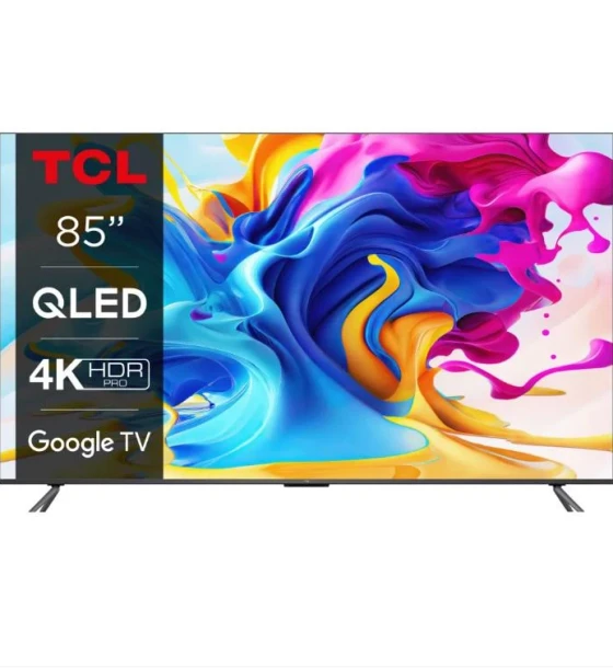 Televizor TCL QLED 85C645, 216 cm 85 inch, Smart Google TV, 4K, 120Hz FHD