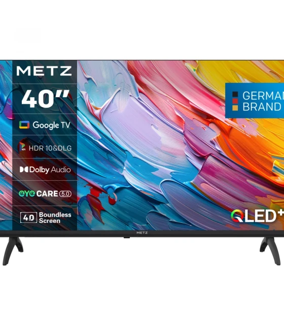 Televizor METZ QLED 40MQF7000Z, 101 cm, Smart Google TV, FHD, Clasa E Model 2025
