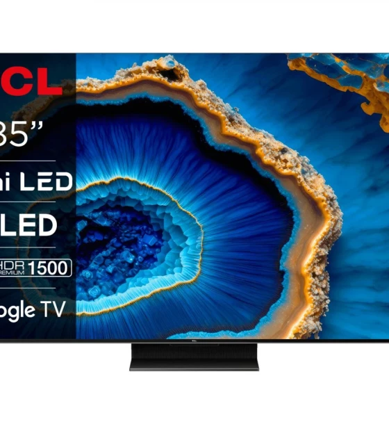 Televizor Smart Mini LED TCL 85C805, 216 CM 85, 4K, 240Hz, Wi-Fi, Negru