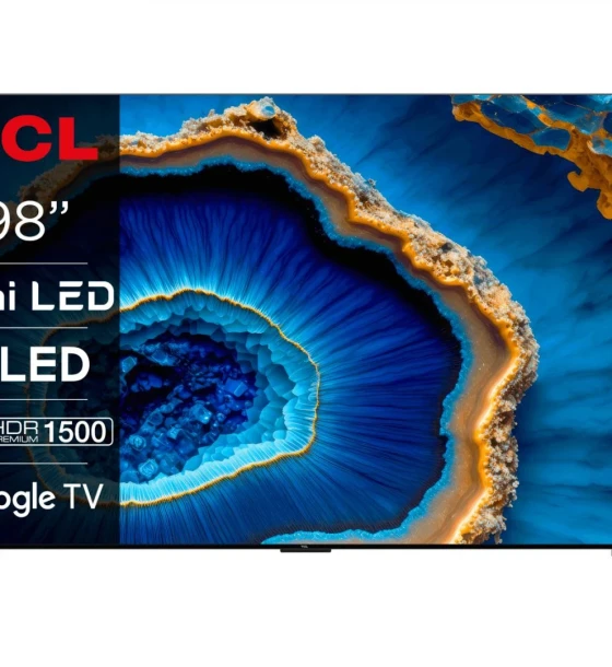 Televizor Smart Mini LED TCL 98C805, 249 CM 98, 4K, 240Hz, Wi-Fi, Negru