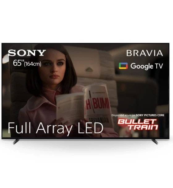 Televizor Sony BRAVIA LED 65X90L, 164 cm, Smart Google TV, 4K Ultra HD, 100 Hz, Clasa F