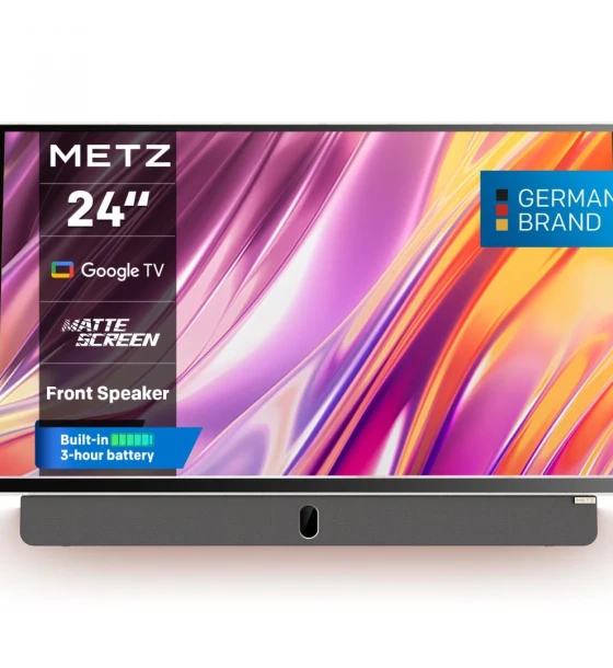 Televizor portabil METZ LED 24MPE7000, 60 cm, Smart Google TV, Full HD, 220/12V, 3h battery, Clasa E Brand German