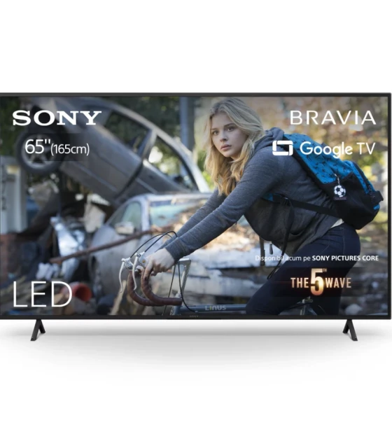 Televizor Sony BRAVIA LED 65X75WL, 164 cm, Smart Google TV, 4K Ultra HD, Clasa F Model 2023