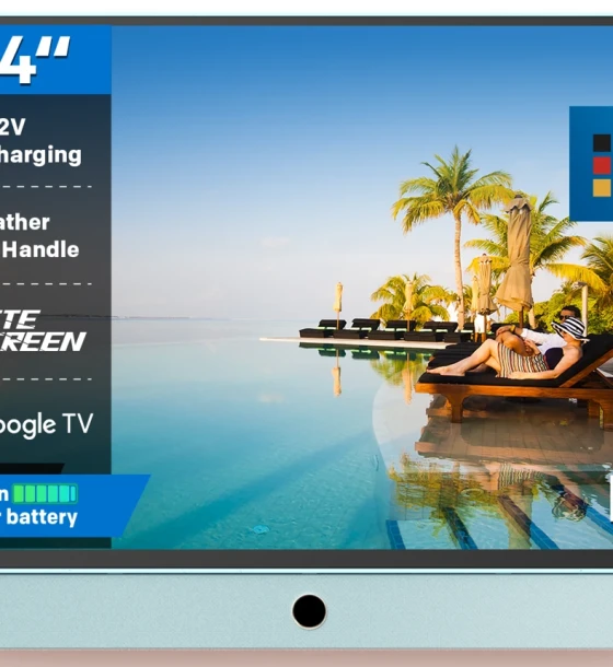 Televizor portabil METZ LED 24MPE7000Y, 60 cm, Smart Google TV, Full HD, 220/12V, 3h battery, Clasa E Brand German