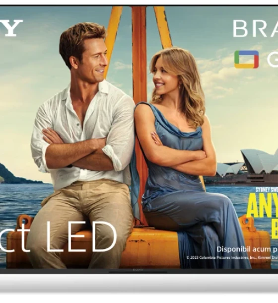 Televizor Sony BRAVIA 3 LED 55S35, 139 cm, Smart Google TV, 4K Ultra HD, Clasa F