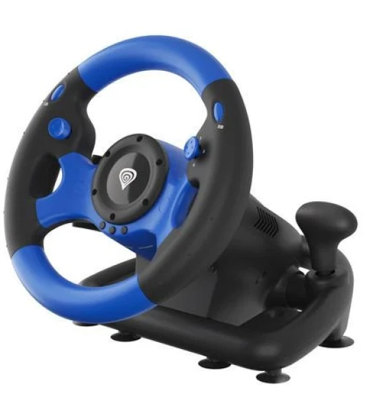 Gamepad Volan Genesis cu fir Seaborg 350, interfata USB, 15 butoane, rotatie 180, lungime cablu 200cm, compatibil cu Microsoft XBOX 360, XBOX One, Microsoft XBOX Series S, Microsoft XBOX Series X