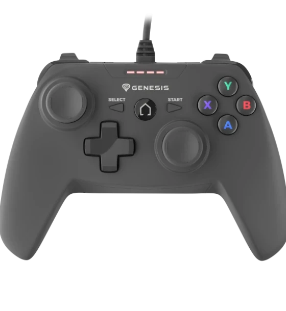 Accesoriu gaming Controller cu fir Genesis Mangan P58, interfata USB, numar butoane 12, lungime cablu 180 cm, compatibilitate PC, PS3, negru