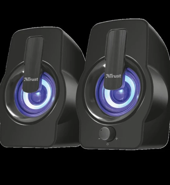 Sistem audio Boxe Stereo Trust Gemi RGB 2 Speaker, 6W, negru