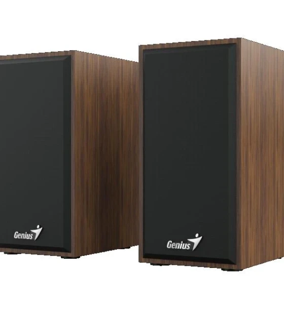 Sistem audio Boxe Genius 2 SP-HF180, 6W RMS, USB, Wood