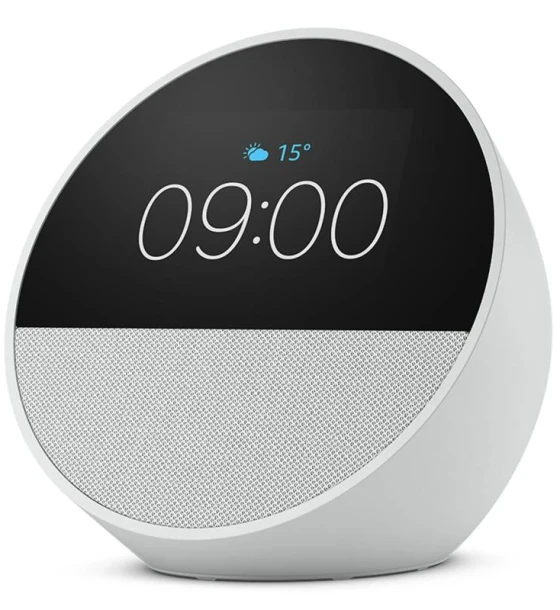 Sistem audio Amazon Echo Spot 2024 release - Glacier White