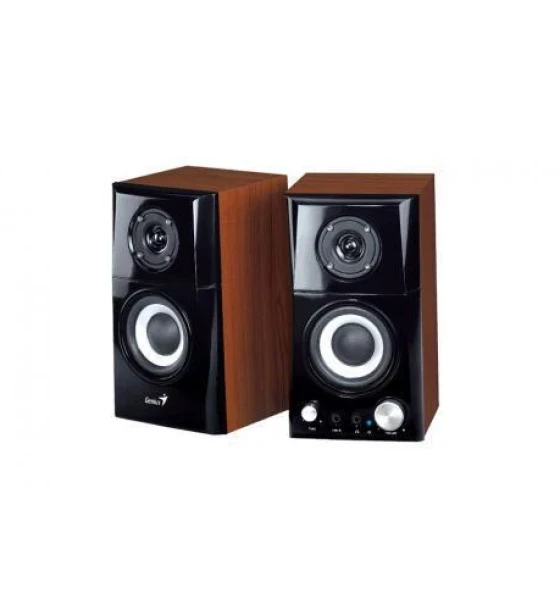 Sistem audio Boxe Genius SP-HF500A, 2, 14W RMS, lemn