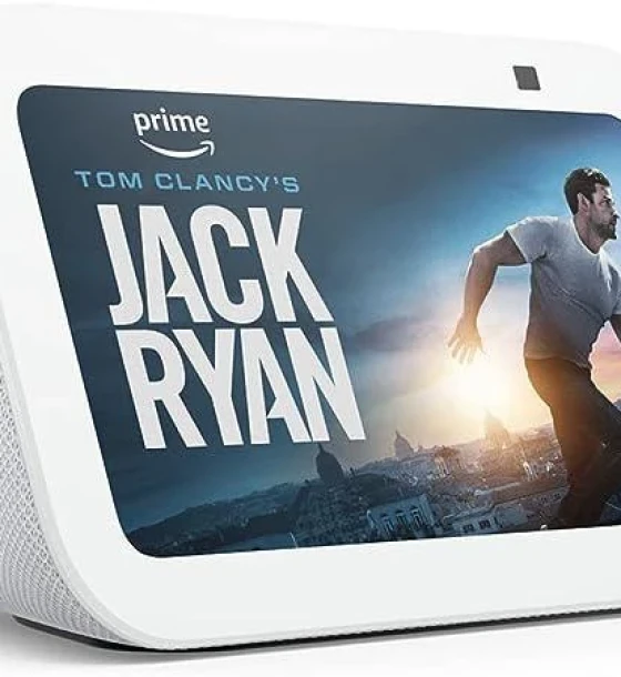 Sistem audio Amazon Echo Show 5 3rd Gen, 2023 release - Glacier White