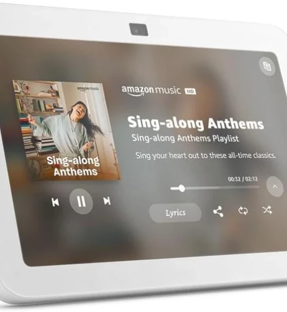 Sistem audio Amazon Echo Show 8 3rd Gen, 2024 release - Glacier White