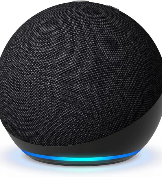 Sistem audio Boxa inteligenta Amazon Echo Dot 5 2022, Control Voce Alexa, Bluetooth, Wi-Fi, Charcoal