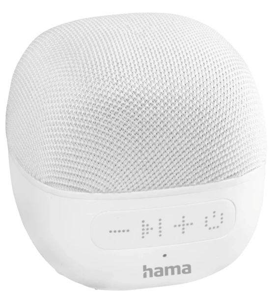 Sistem audio Hama Boxa Tube 2, conectare Bluetooth, putere 4W, alb