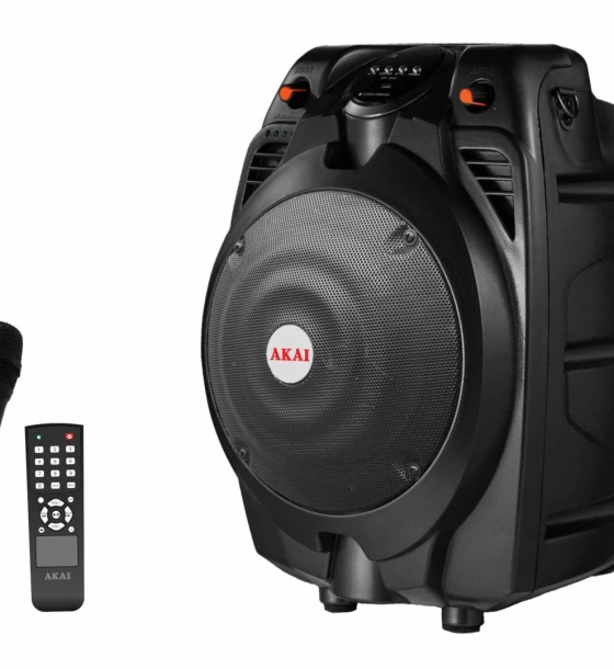 Sistem audio Boxa Portabila Activa Akai SS022A-X6, Negru