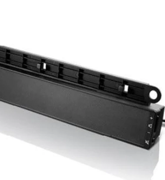 Sistem audio Lenovo USB Soundbar, Compatible with most Lenovo ThinkVision monitors Dual Speaker support with 1.25+1.25 total watts of output Audio volume controlled directly from the soundbar