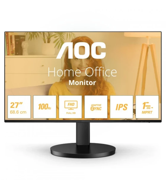 Monitor LED AOC 27B3HA2, 27inch, 1920x1080, 4ms GTG, Black