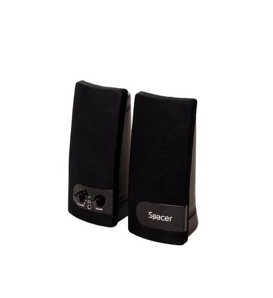 Sistem audio BOXE SPACER 2 SPB-216 6W 2 x 3W, control volum, mufa casti, USB power, negru