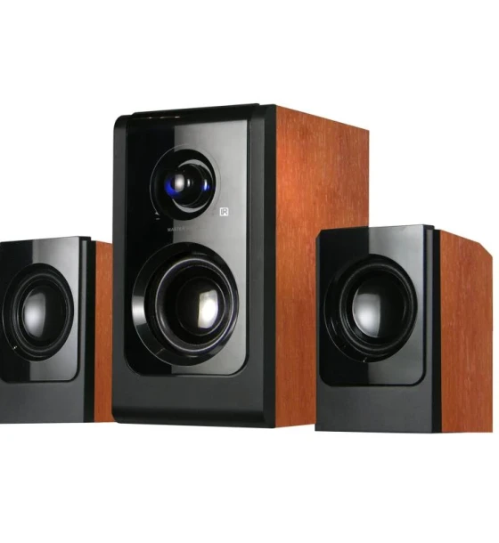 Sistem audio Boxe Serioux 2.1 SoundBoost HT2100C, 16W RMS, lemn