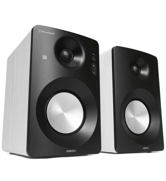 Sistem audio Boxe active Horizon Acustico HAV-M1100W, 2, 60W, BT, NFC, Optical, Coaxial, AUX, Alb