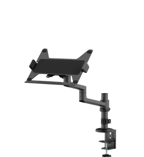 Suport laptop de birou Neomounts DS20-425BL1 pentru display-uri cu diagonale 11.6 inch-17.3 inch, sistem de prindere VESA 75x75 100x100, greutate maxima suportata 5kg, tilt +90, -30