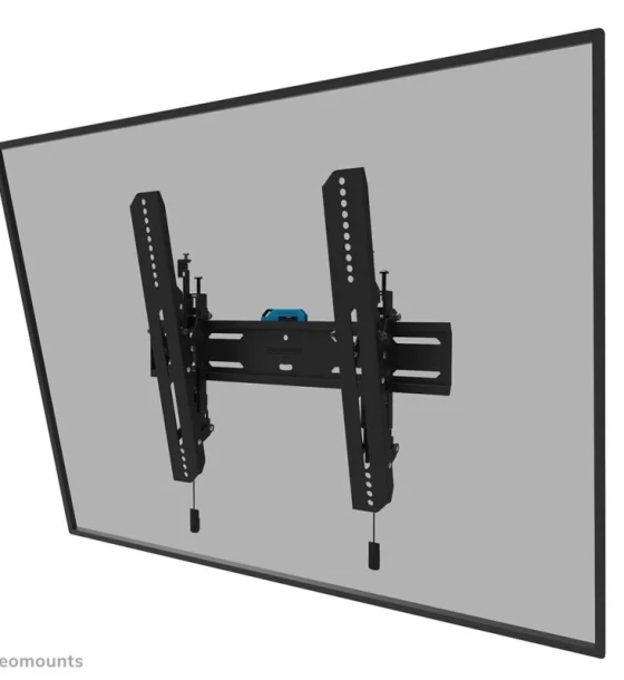 Suport perete Neomounts WL35S-850BL14 pentru display-uri cu diagonale 32 inch-75 inch, sistem de prindere VESA 100x100 400x400, greutate maxima suportata 50kg, tilt 12