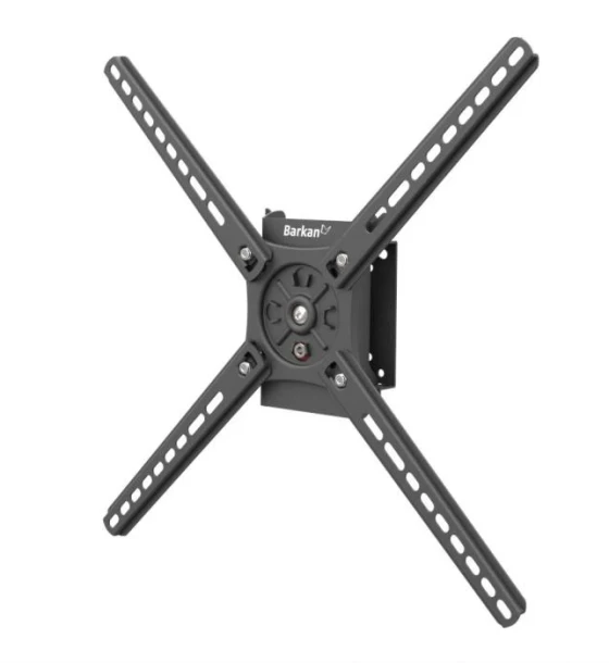 Suport TV perete Barkan, rotatie landscape si portret, potrivit pentru ecran cu duagonala 13 inch-65 inch, suporta pana la 36kg, VESA 75x75mm - 400x400mm, negru
