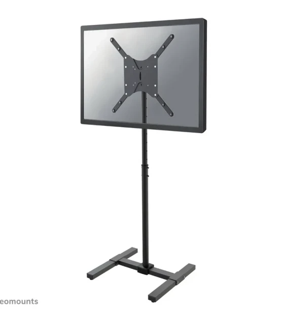 Suport TV Stand podea mobil/fix Neomounts NS-FS100BLACK pentru display-uri cu diagonale 10 inch-55 inch, sistem de prindere VESA 75x75 400x400, greutate maxima suportata 20kg, tilt +30, rotate 6
