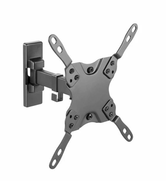 Suport de perete Akai cu inclinatie +5/-12, diagonala display 13 inch-42 inch, VESA min. 75x75, VESA max. 200x200, suporta pana la 20kg, distanta fata de perete max 190mm, negru