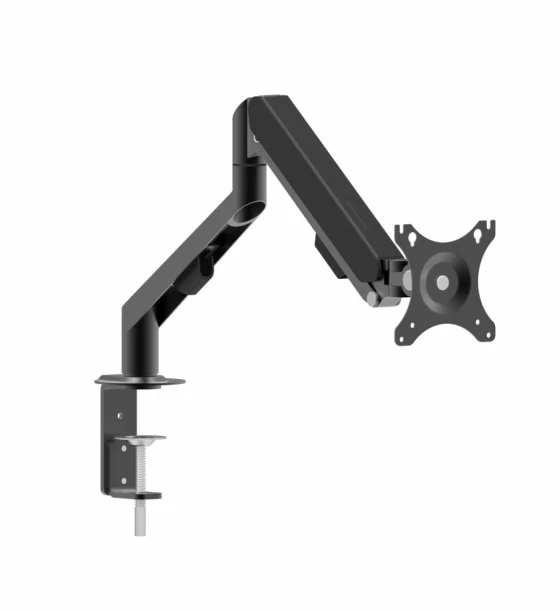 Suport monitor Serioux MM1101, tip arc cu gaz, reglarea pozitiei unghiului de inclinare -45 / + 90, pivotant 180, rotatie pentru ambele brate 360, VESA 75x75mm 100x100mm