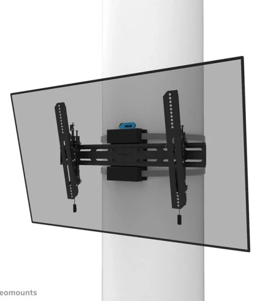 Suport perete Neomounts WL35S-910BL16 pentru display-uri cu diagonale 40 inch-75 inch, sistem de prindere VESA 300x100 600x400, greutate maxima suportata 50kg, tilt 12, rotate +3, -3