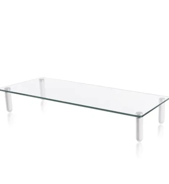Suport Monitor de Birou, Neomounts by Newstar PLASMA-M1700E, suporta pana la 25kg, transparent
