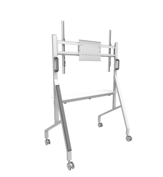 Suport TV Stand mobil de podea Neomounts 55 inch-86 inch 76kg VESA 100x100 - 900x600 alb