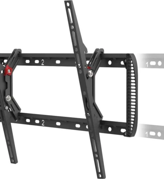 Suport perete Barkan Tilt TV Wall Mount 13 inch - 90 inch, Max 60Kg, VESA 600x400, Negru