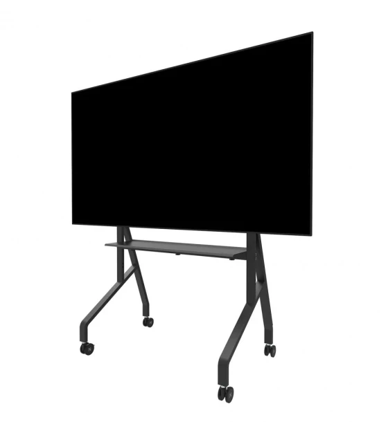 Suport TV Stand mobil de podea Neomounts 55 inch-86 inch 76kg VESA 100x100 - 900x600 negru