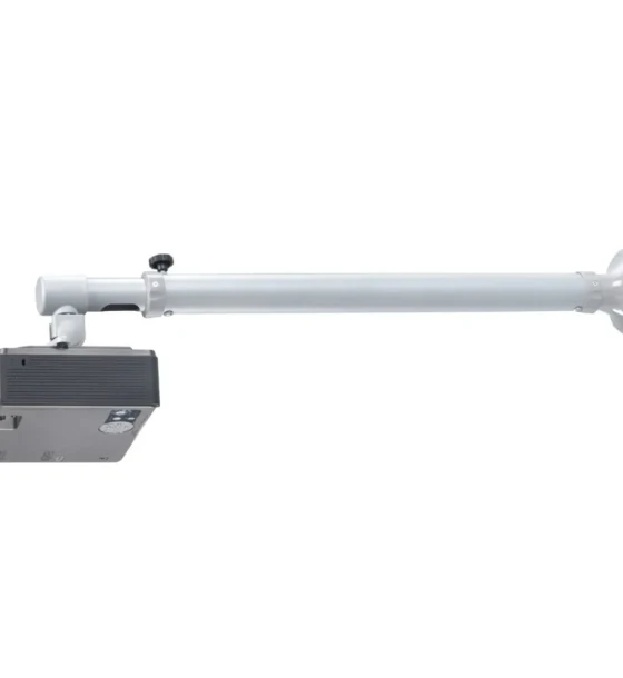Suport pt videoproiector de perete Neomounts BEAMER-W050SILVER suporta pana la 12kg, tip reglare full motion, tilt 90, swivel 360, distanta fara de perete, 37-47 cm, argintiu. Garantie 5 ani
