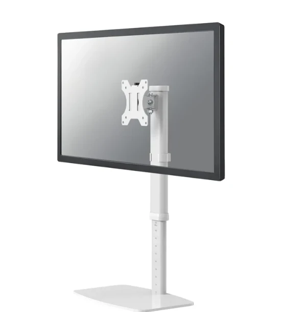 Suport dublu monitor de birou Neomounts FPMA-D890WHITE pentru display- uri cu diagonale 10 inch-30 inch, sistem de prindere VESA 75x75 100x100, greutate maxima suportata 6kg, full motion