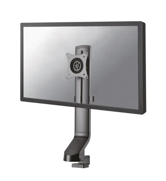 Suport monitor de birou Neomounts FPMA-D890WHITE pentru display-uri cu diagonale 10 inch-30 inch, sistem de prindere VESA 75x75 100x100, greutate maxima suportata 6kg, full motion, tilt +80