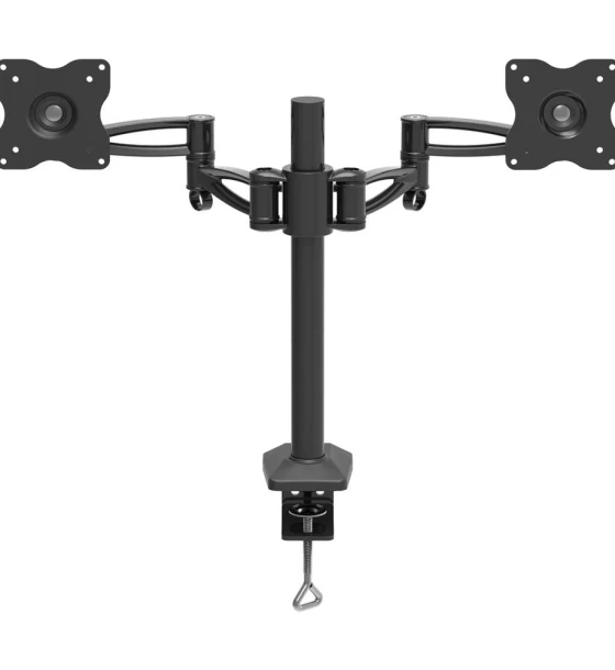 Suport Monitor de Birou Dual, Barkan E642.B, 13 inch - 29 inch, VESA 100x100, suporta pana la 4kg, negru