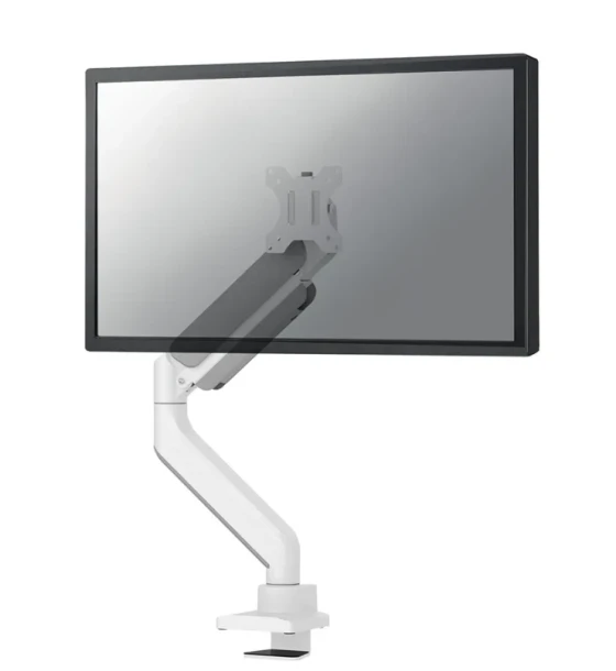 Suport TV Brat monitor Neomounts DS70-450WH1 pentru display-uri cu diagonale 17 inch-42 inch, sistem de prindere VESA 75x75 100x100, greutate maxima suportata 15kg, full motion, tilt +45, swivel 90