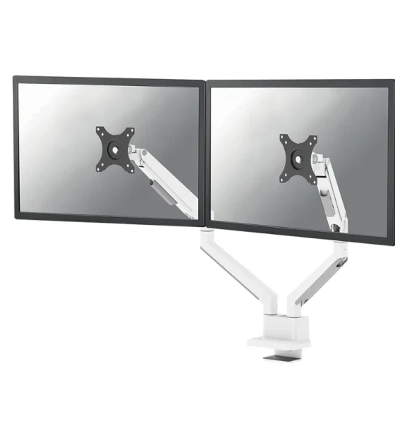 Suport TV Brat dublu monitor Neomounts DS70-250WH2 pentru display-uri cu diagonale 17 inch-32 inch, sistem de prindere VESA 75x75 100x100, greutate maxima suportata 9 - per ecrankg, full motion
