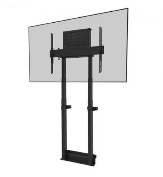 Suport motorizat de perete Neomounts 37 inch-100 inch, 110 kg, VESA max. 800x600mm, ajustabil, compatibil cu 2 ecrane prin adaugarea acc. optionale neincluse, negru