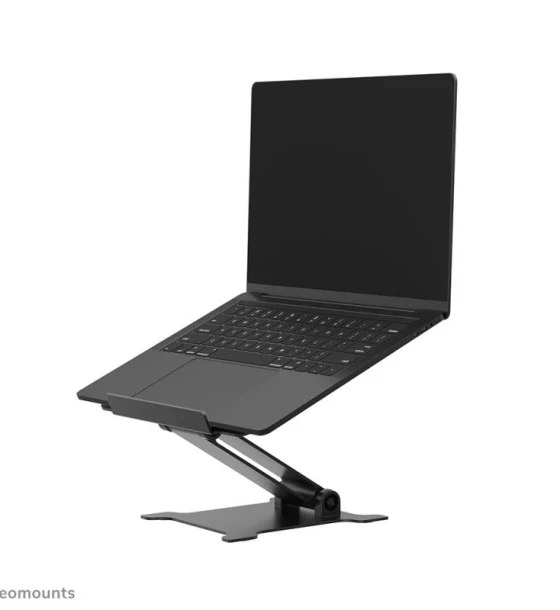 Suport TV Stand laptop Neomounts, pentru laptopuri cu diagonale de 11 inch-15 inch, greutate maxima suportata 5 kg, tilt, inaltime reglabila manual 17-168mm, negru, garantie 5 ani