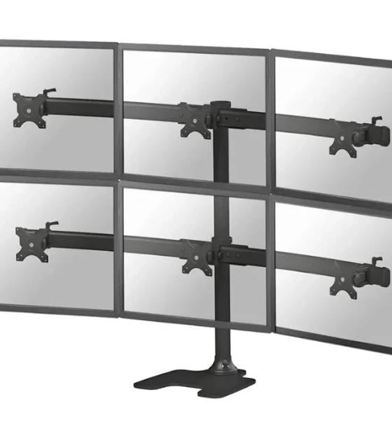 Suport 6 monitoare de birou Neomounts FPMA-D700DD6 pentru display-uri cu diagonale 10 inch-27 inch, sistem de prindere VESA 100x100 100x100, greutate maxima suportata 8 - per ecrankg