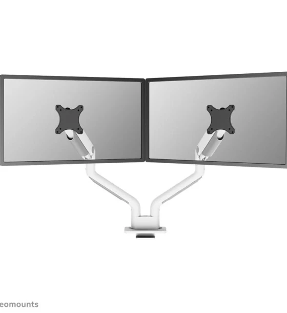 Suport TV Brat dublu monitor Neomounts DS70S-950WH2 pentru display-uri cu diagonale 17 inch-35 inch, sistem de prindere VESA 75x75 100x100, greutate maxima suportata 18 - per ecrankg, full motion